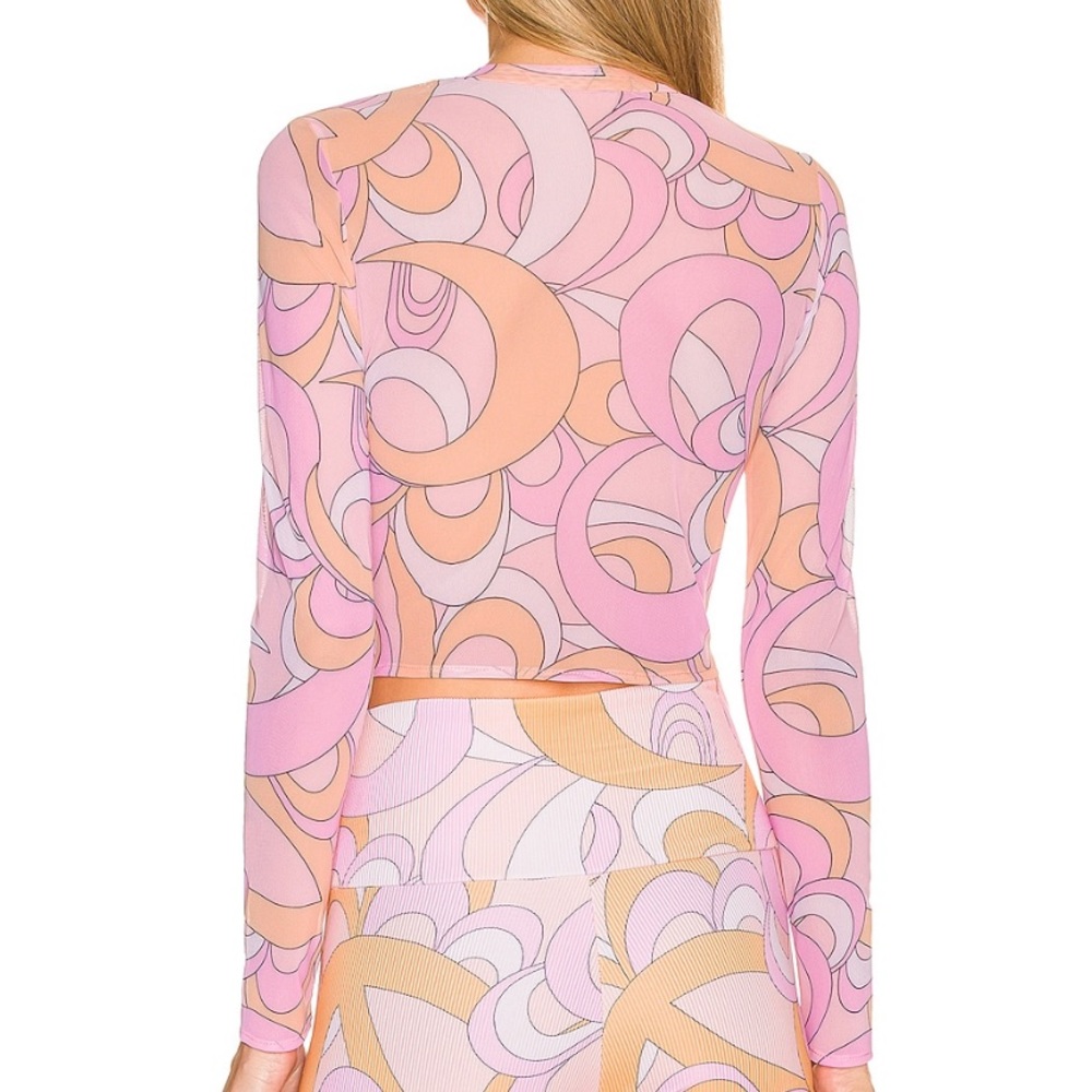 Onzie Sheer Lotus Crop Top - Picture 4 of 6